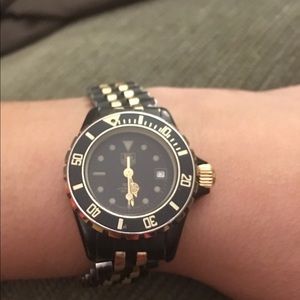 Vintage Tag Heuer black divers watch